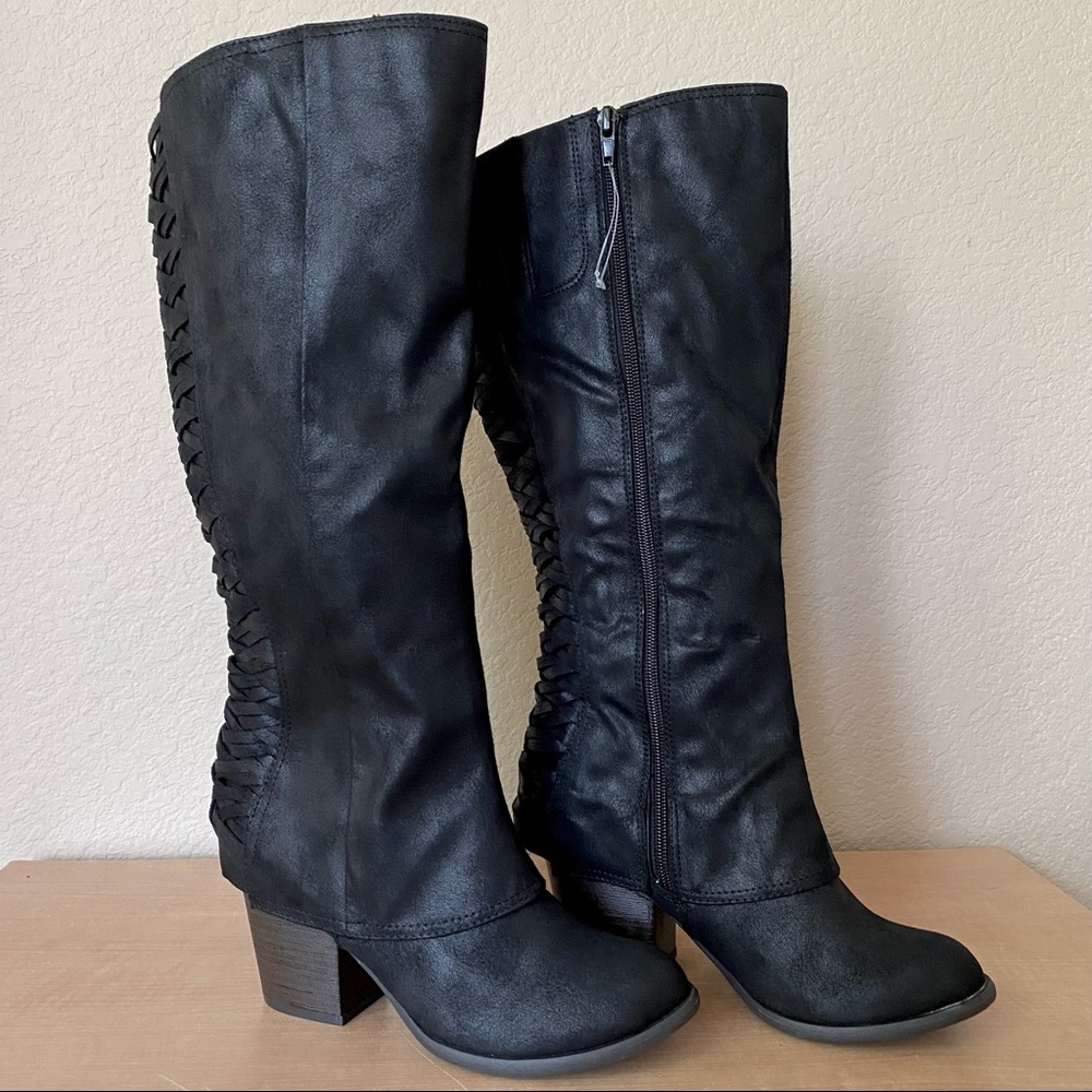 FERGALICIOUS Women’s Black Tinley Knee High Boots - Picture 2 of 11
